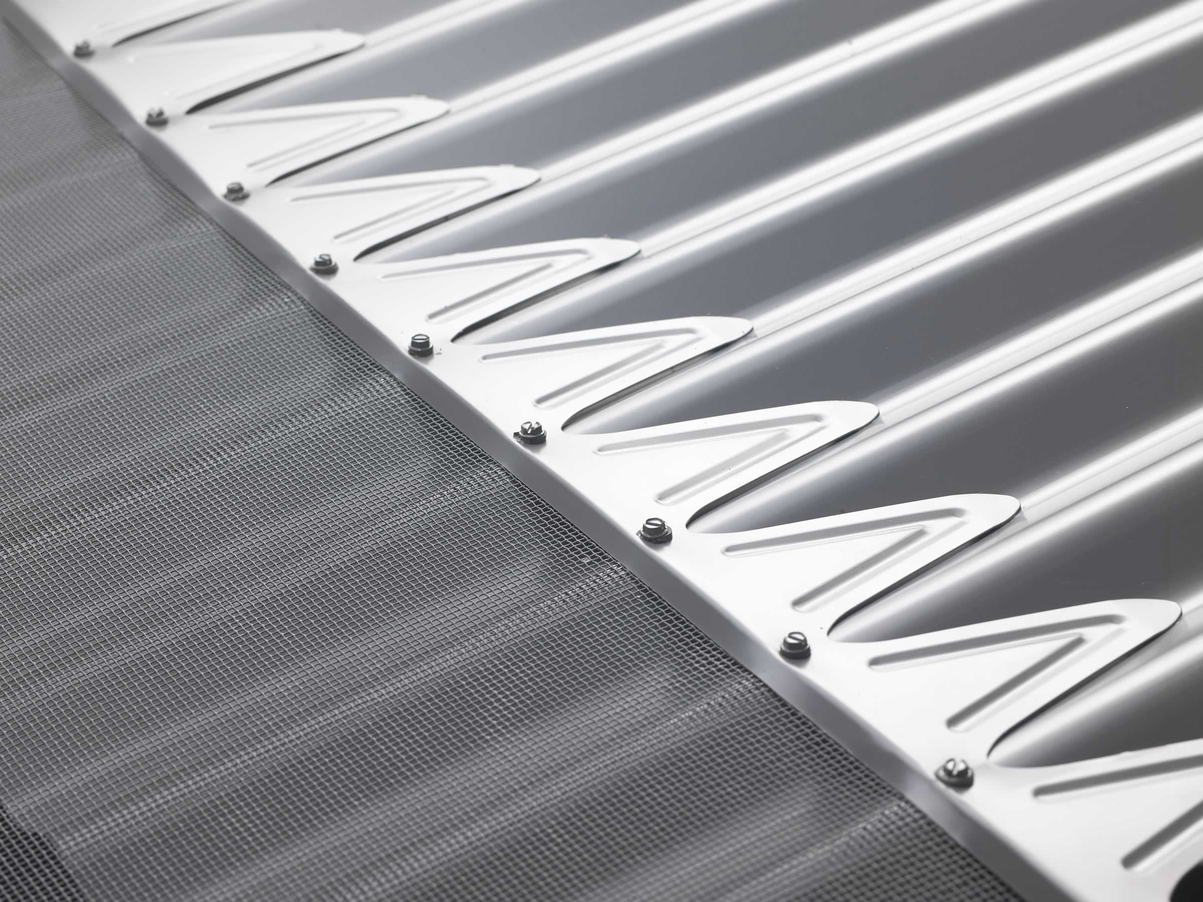 Steel 4mm gutter mesh